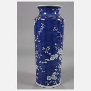 Paar Pflaumenblüten-Rouleauvasen