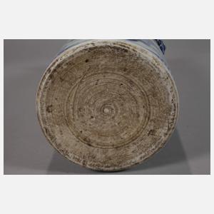 Paar Löwenkopf-Rouleauvasen