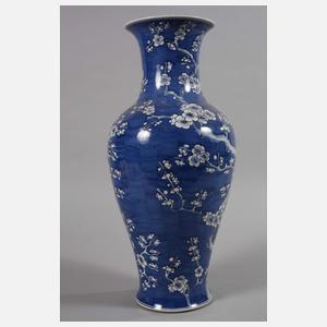 Große Pflaumenblüten-Balustervase