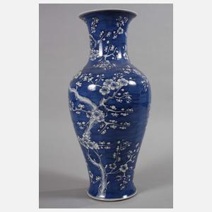 Große Pflaumenblüten-Balustervase