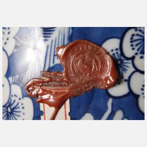 Große Pflaumenblüten-Balustervase