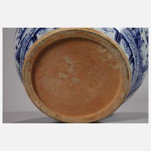 Yuan-Schultertopf mit Deckel