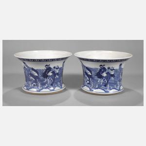 Paar Trompetenschalen