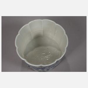 Paar Chrysanthemen-Cachepots