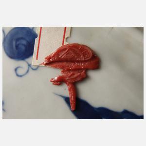 Paar große Fischvasen