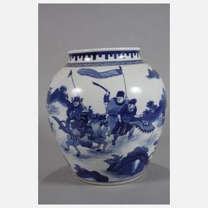 Paar große Deckelvasen