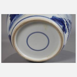 Paar große Deckelvasen