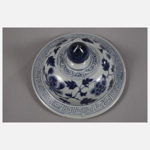 Deckelvase "Kiefer, Bambus, Pflaume und Banane"