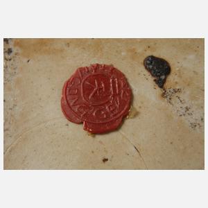 Deckelvase "Kiefer, Bambus, Pflaume und Banane"