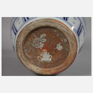 Große Chrysanthemen-Vase