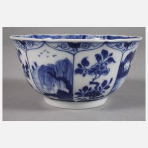 Paar fein bemalte Teeschalen