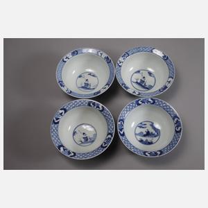 Vier Klapmuts-Schalen