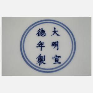 Paar blütenförmige Schalen