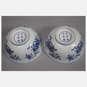 Paar große Teeschalen