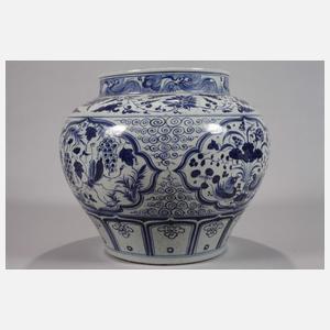 Große Schultervase im Yuan-Stil