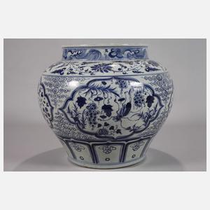 Große Schultervase im Yuan-Stil