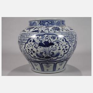 Große Schultervase im Yuan-Stil