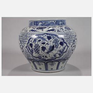 Große Schultervase im Yuan-Stil