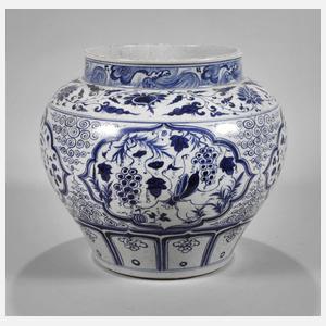 Große Schultervase im Yuan-Stil