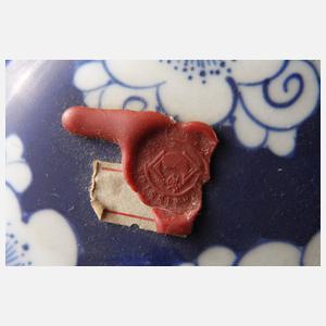 Paar große Pflaumenblüten-Ingwertöpfe