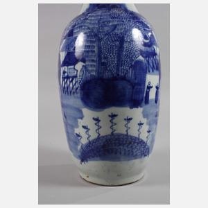 Sehr große Balustervase