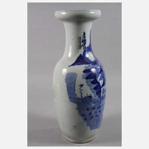 Sehr große Balustervase