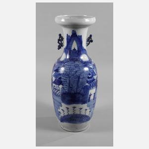 Sehr große Balustervase