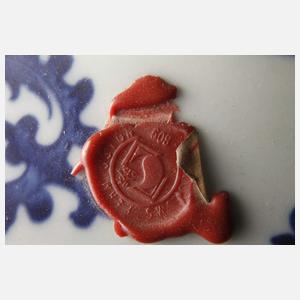 Paar große Tianqiuping-Rankenvasen