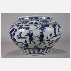 Yuan-Schultertopf "Reiter und daoistischer Heiliger"