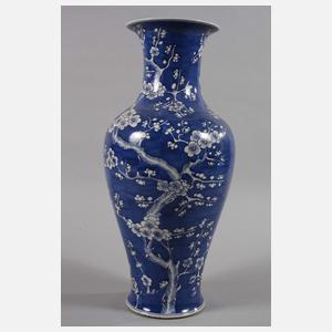 Große Pflaumenblüten-Balustervase