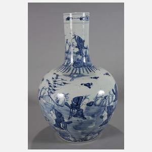 Große Tianqiuping-Vase „Das Paradies der Unsterblichen“