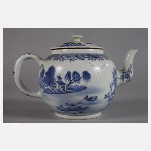 Paar große bauchige Teekannen