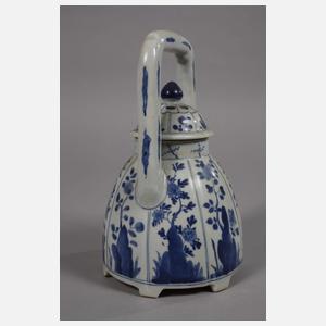 Paar große Bienenkorb-Teekannen