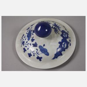 Paar Deckelvasen Kangxi