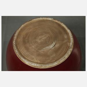 Paar sehr große Fish Bowls Sang-de-Boeuf