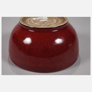 Drei Schalen mit Rote-Bohnen-Glasur