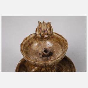 Olivgrüner Kerzenleuchter