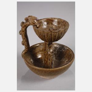 Olivgrüner Kerzenleuchter