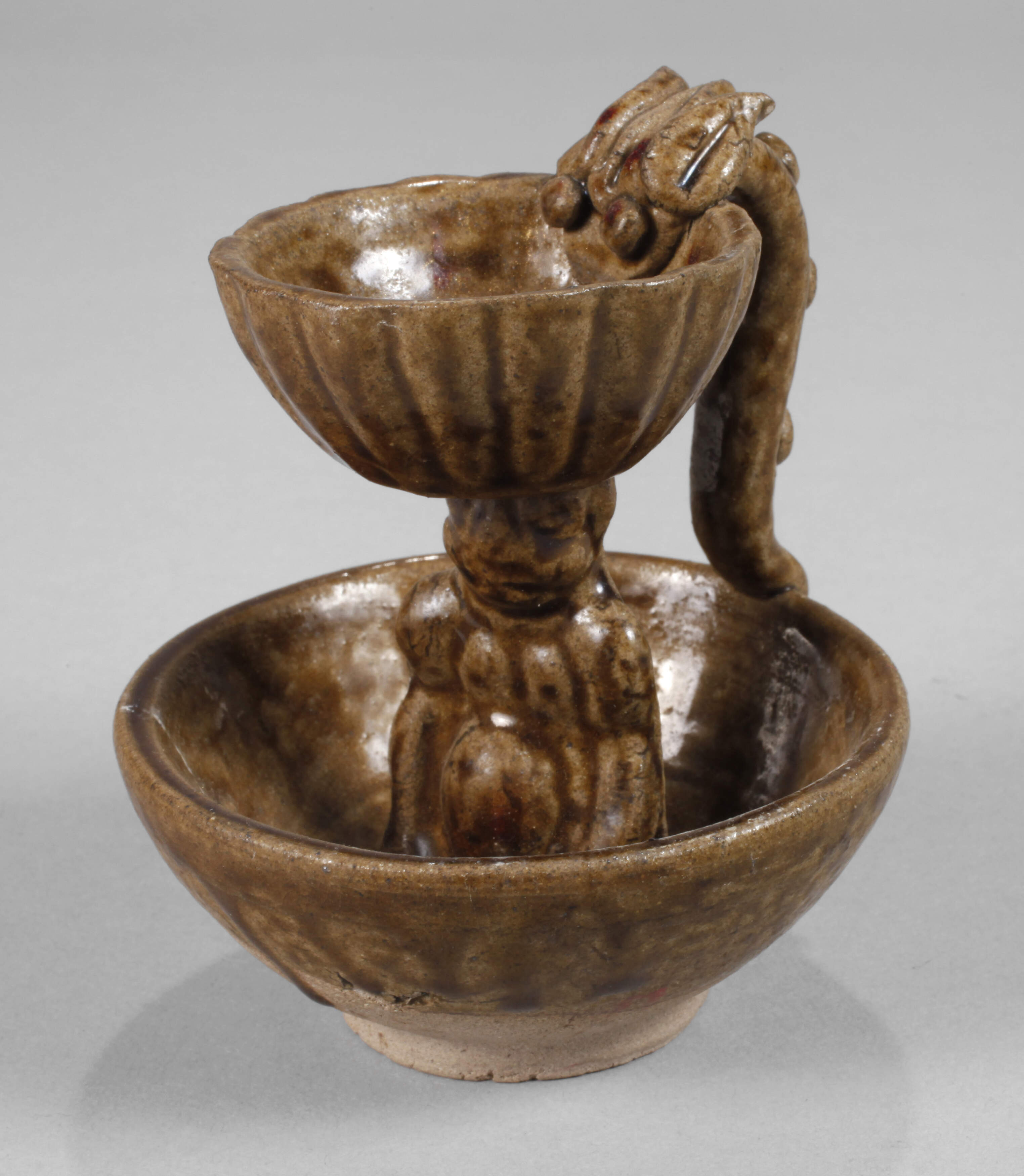 Olivgrüner Kerzenleuchter