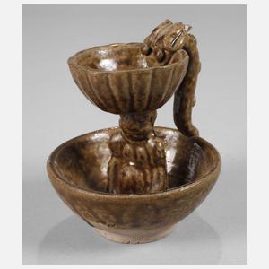 Olivgrüner Kerzenleuchter