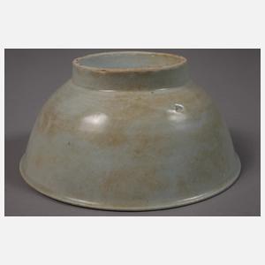 Korallierte Seladon-Schale