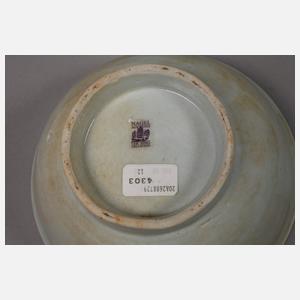 Korallierte Seladon-Schale