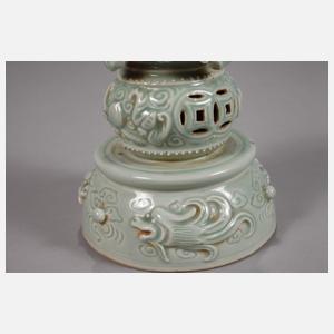 Altar- oder Tischaufsatz Seladon