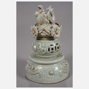 Altar- oder Tischaufsatz Seladon