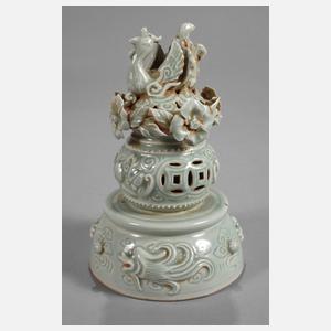 Altar- oder Tischaufsatz Seladon