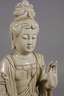 Blanc-de-Chine-Figur eines Bodhisattvas