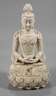 Blanc-de-Chine-Figur eines Bodhisattvas mit Almosenschale
