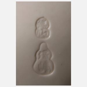 Blanc-de-Chine-Trias der Sanxing-Sterngottheiten