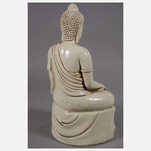 Blanc-de-Chine-Figur des Buddha Amitabha