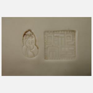 Blanc-de-Chine-Figur des Buddha Amitabha